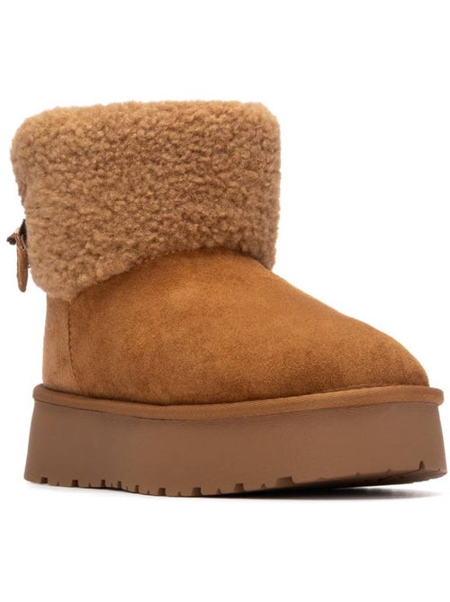 Bottines femme fourrées - Kiabi