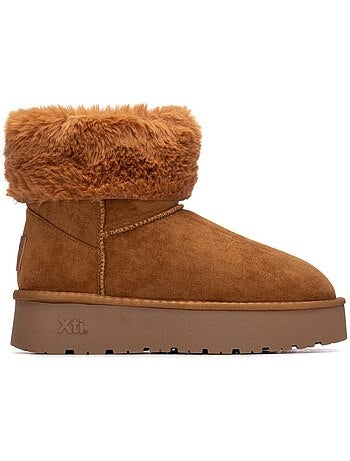 Bottines femme fourrées