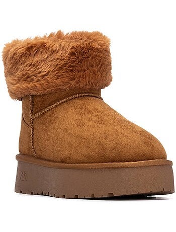 Bottines femme fourrées