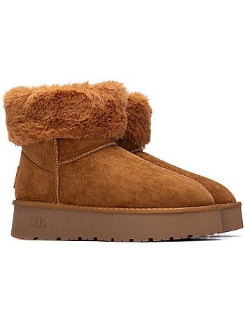 Bottines femme fourrées