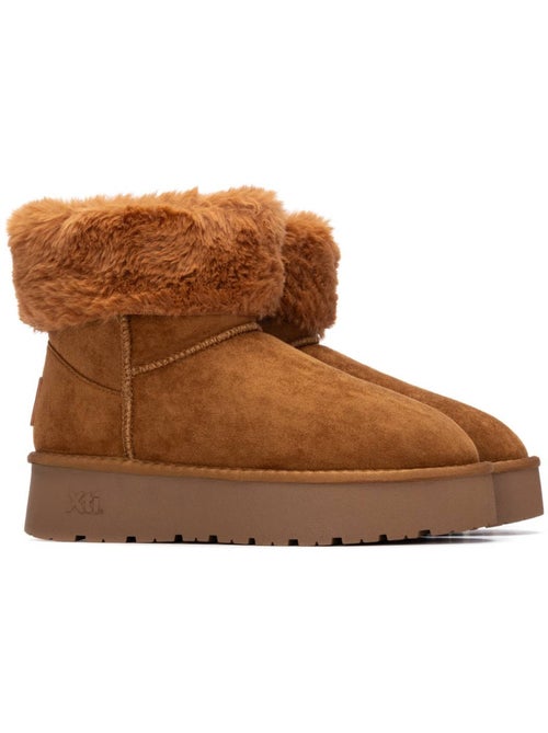 Bottines femme fourrées - Kiabi