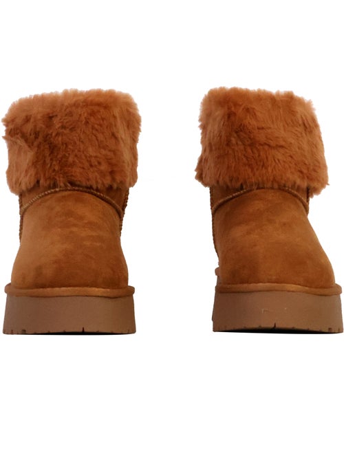 Bottines femme fourrées - Kiabi