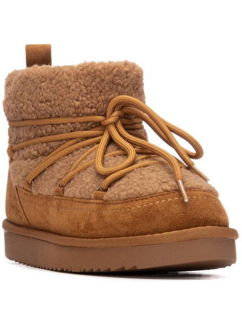 Bottines femme fourrées Camel - Kiabi