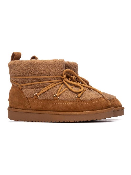Bottines femme fourrées - Kiabi