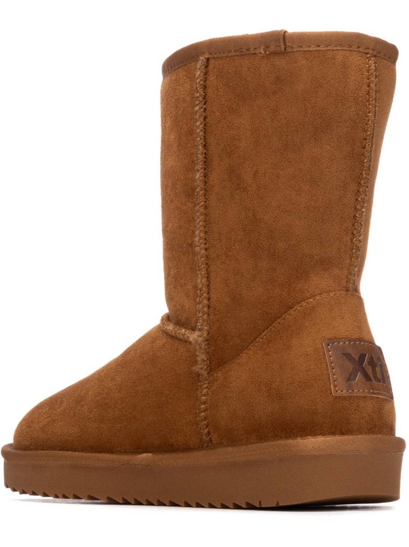 Bottines femme fourrées Camel - Kiabi