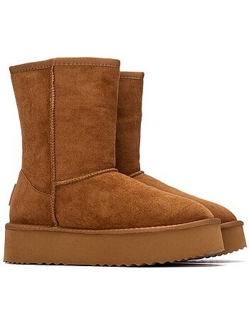 Bottines femme fourrées