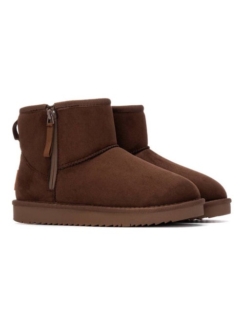 Bottines femme fourrées - Kiabi