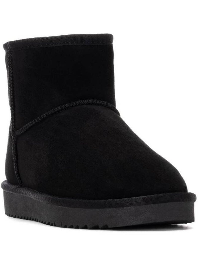 Bottines femme fourrées Noir - Kiabi