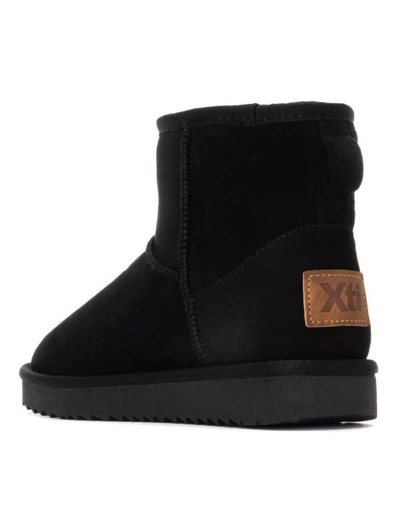 Bottines femme fourrées Noir - Kiabi