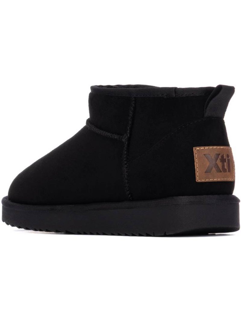Bottines femme fourrées Noir - Kiabi