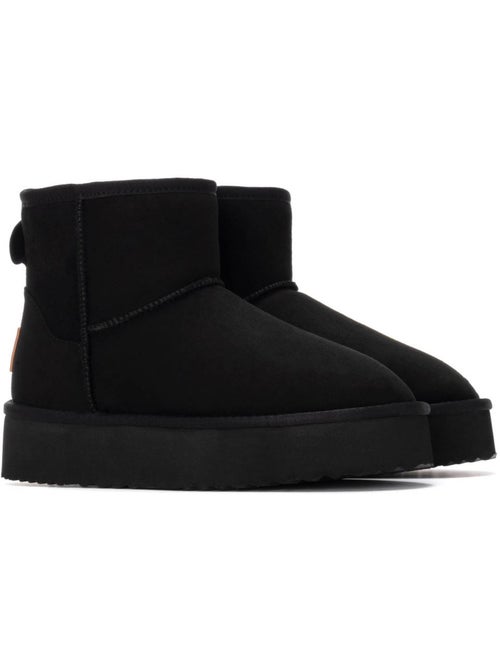 Bottines femme fourrées - Kiabi