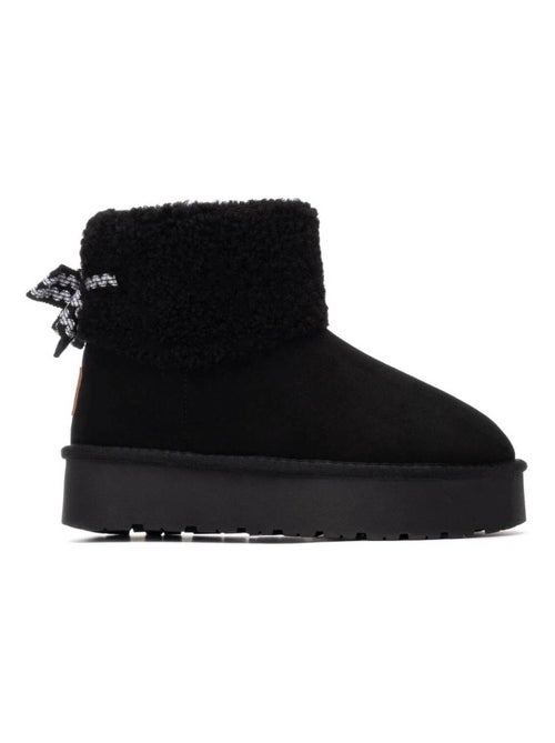Bottines femme fourrées - Kiabi