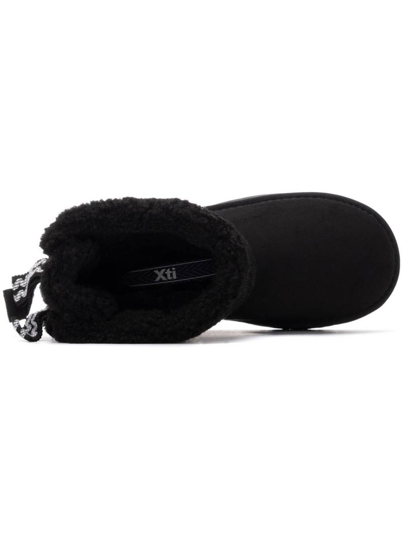 Bottines femme fourrées Noir - Kiabi