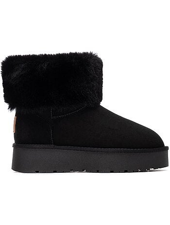 Bottines femme fourrées