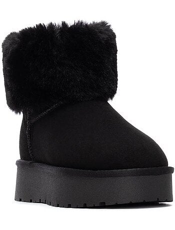 Bottines femme fourrées
