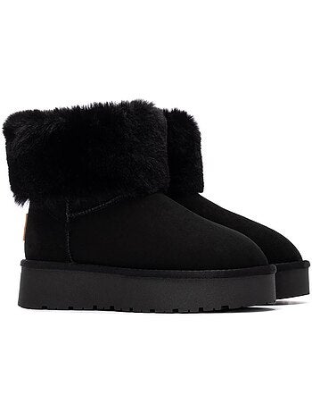 Bottines femme fourrées
