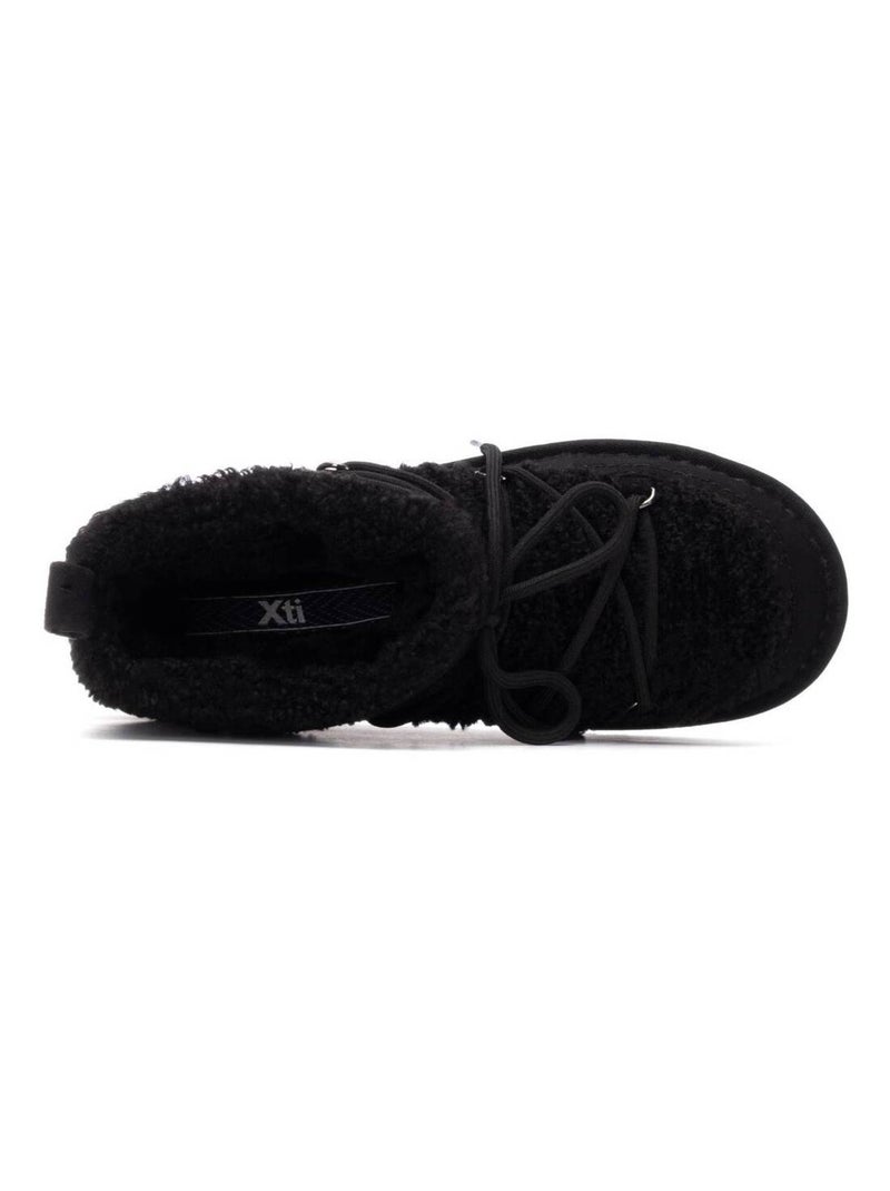 Bottines femme fourrées Noir - Kiabi