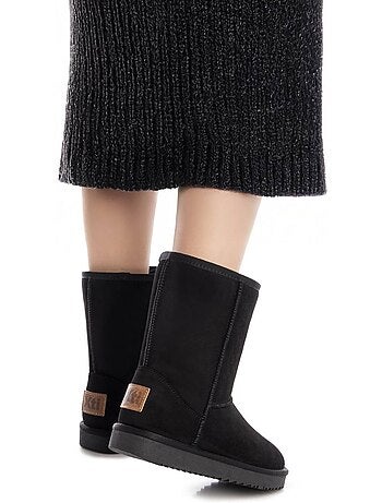 Bottines femme fourrées