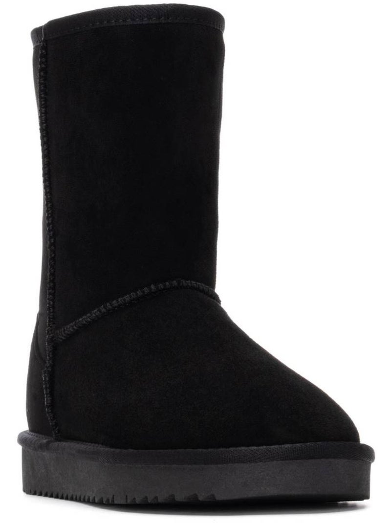 Bottines femme fourrées Noir - Kiabi