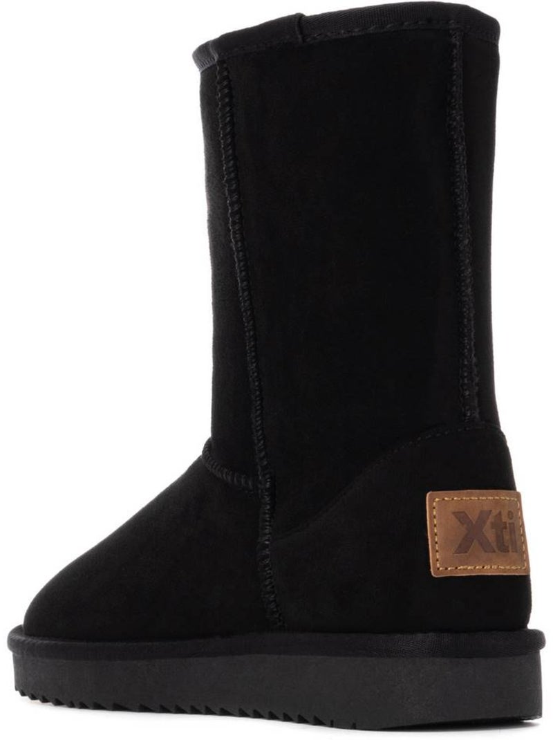 Bottines femme fourrées Noir - Kiabi