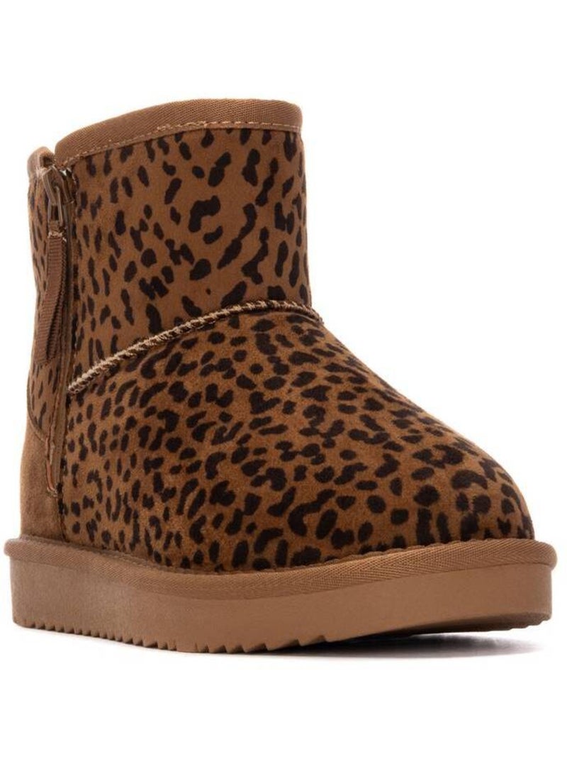 Bottines femme fourrées Noir Marron - Kiabi