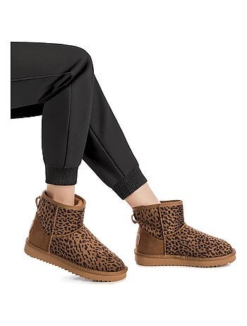 Bottines femme fourrées