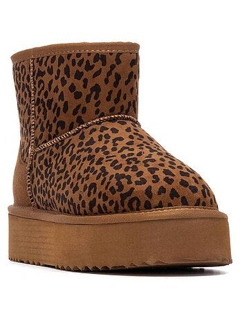 Bottines femme fourrées