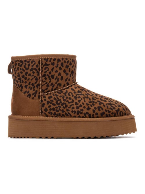 Bottines femme fourrées - Kiabi