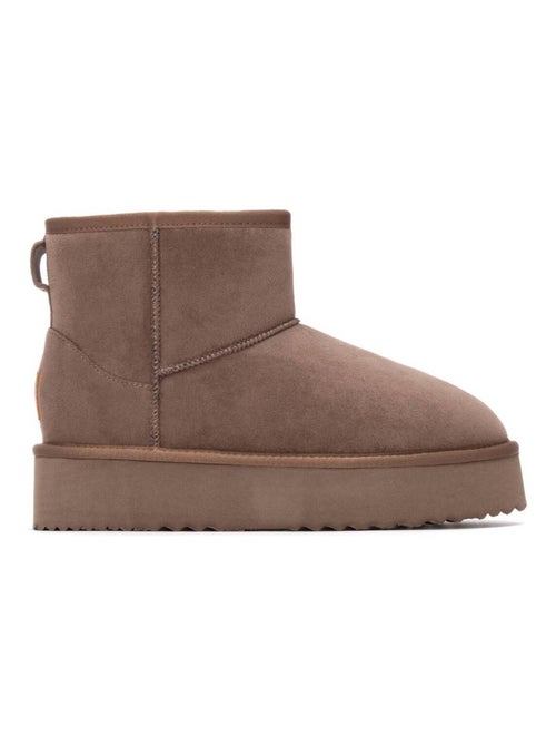 Bottines femme fourrées - Kiabi