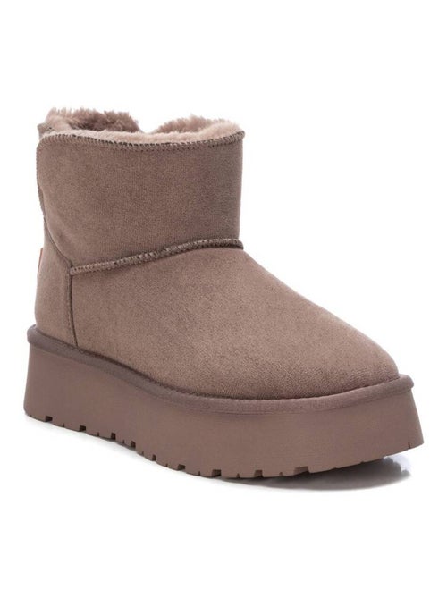 Bottines femme fourrées - Kiabi