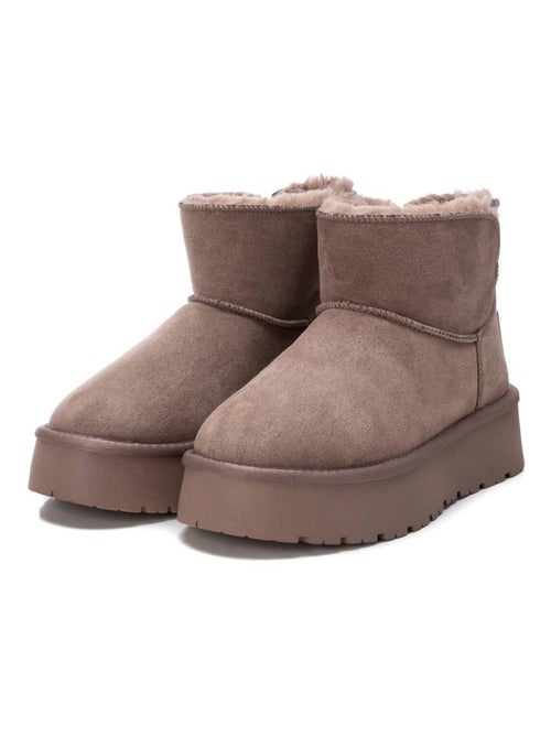 Bottines femme fourrées - Kiabi
