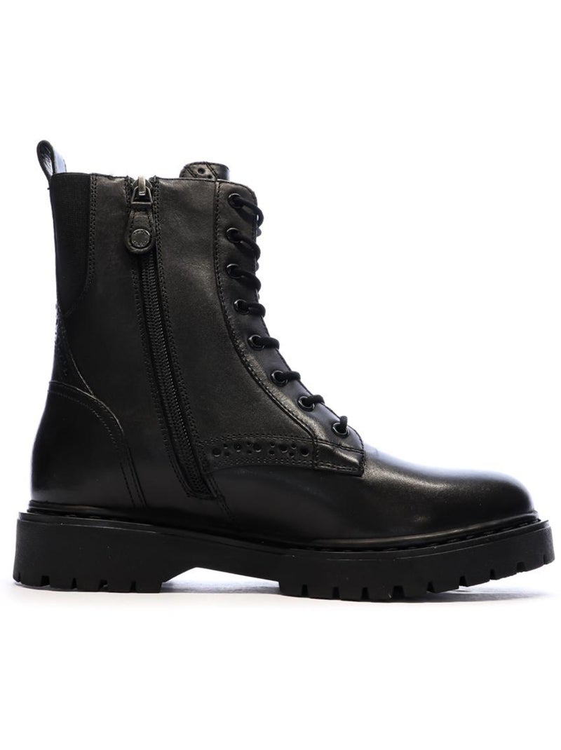 Bottines  Femme Geox Bleyze Noir - Kiabi