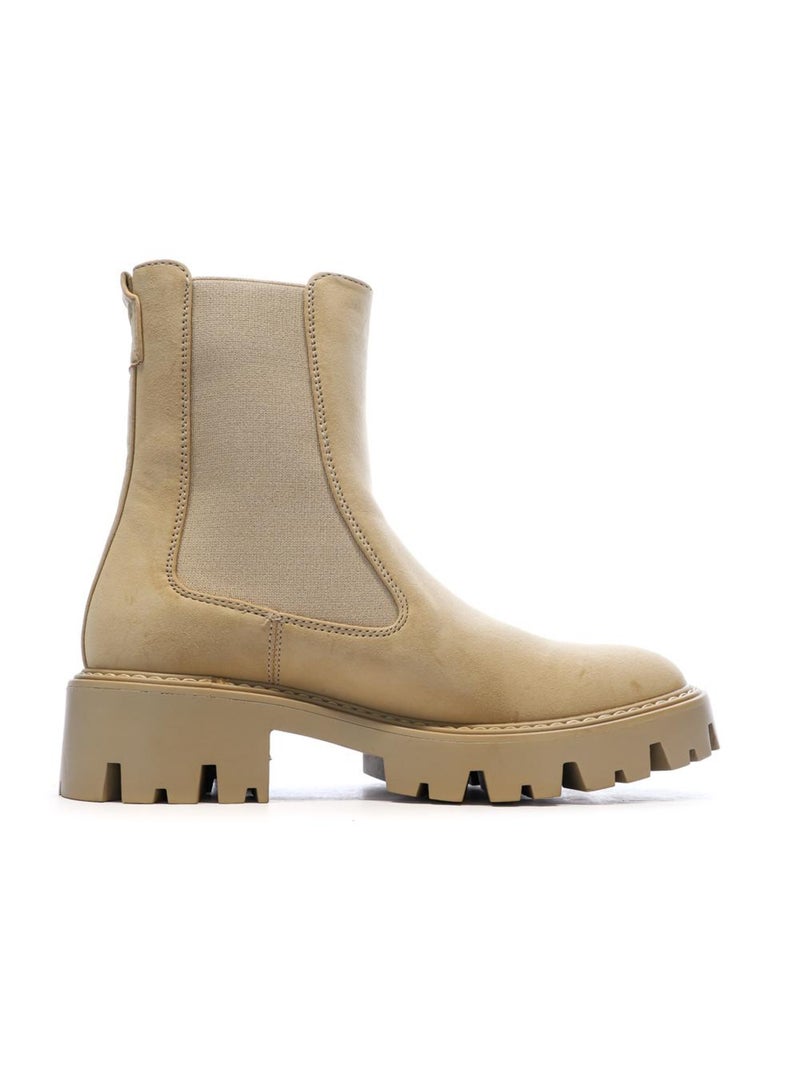 Bottines  Femme Only Betty Beige - Kiabi