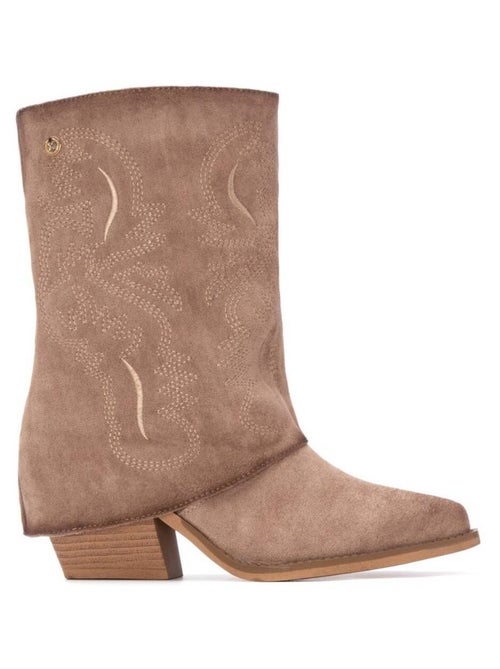 Bottines femme style cowboy - Kiabi