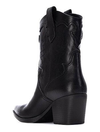Bottines femme style cowboy