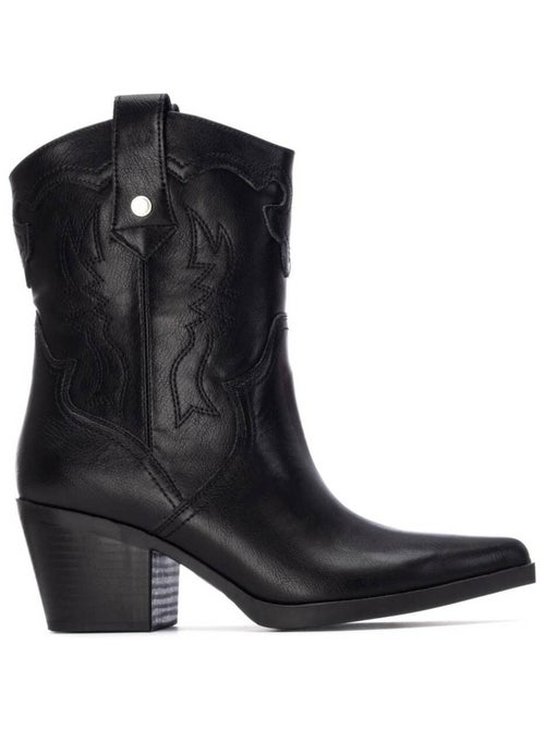 Bottines femme style cowboy - Kiabi