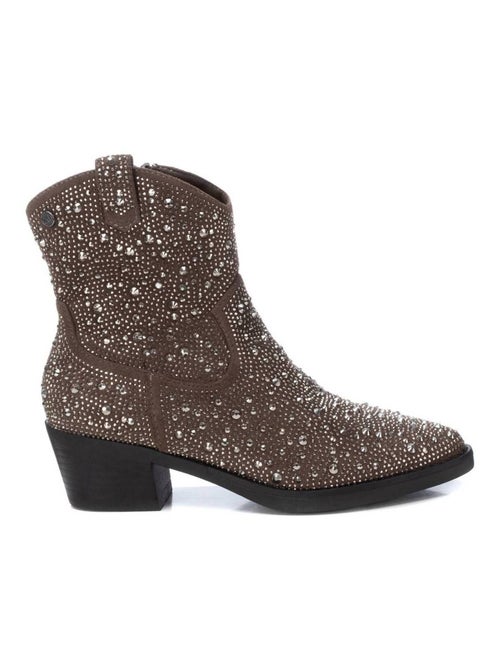 Bottines femme style cowboy - Kiabi