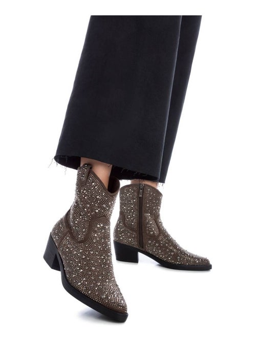 Bottines femme style cowboy - Kiabi