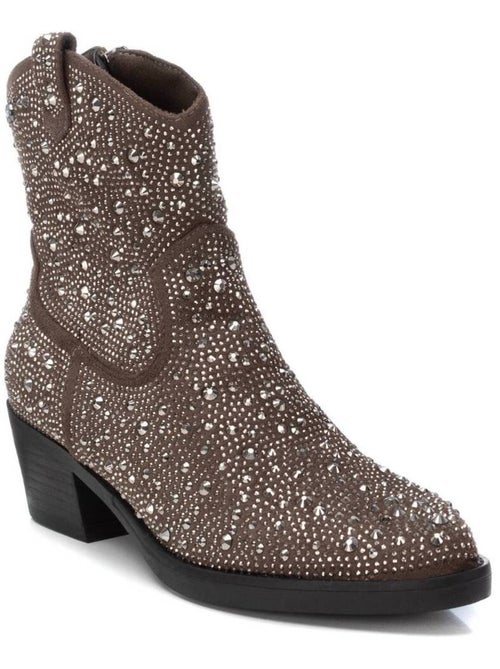Bottines femme style cowboy - Kiabi