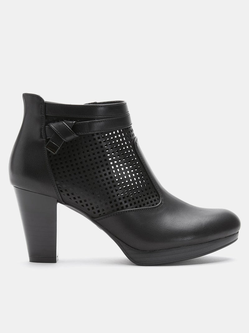 Bottines fendues BATA Noir - Kiabi