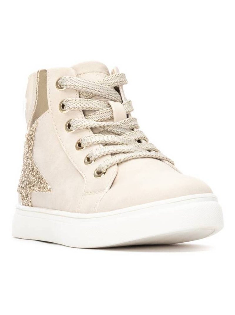 Bottines fillettes à fermeture éclair Beige - Kiabi