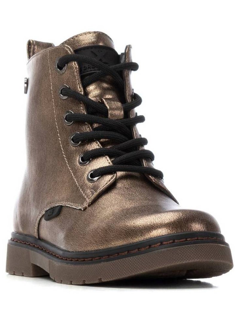 Bottines fillettes à fermeture éclair Bronze - Kiabi