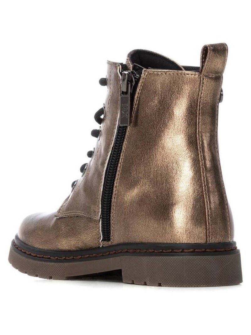 Bottines fillettes à fermeture éclair Bronze - Kiabi