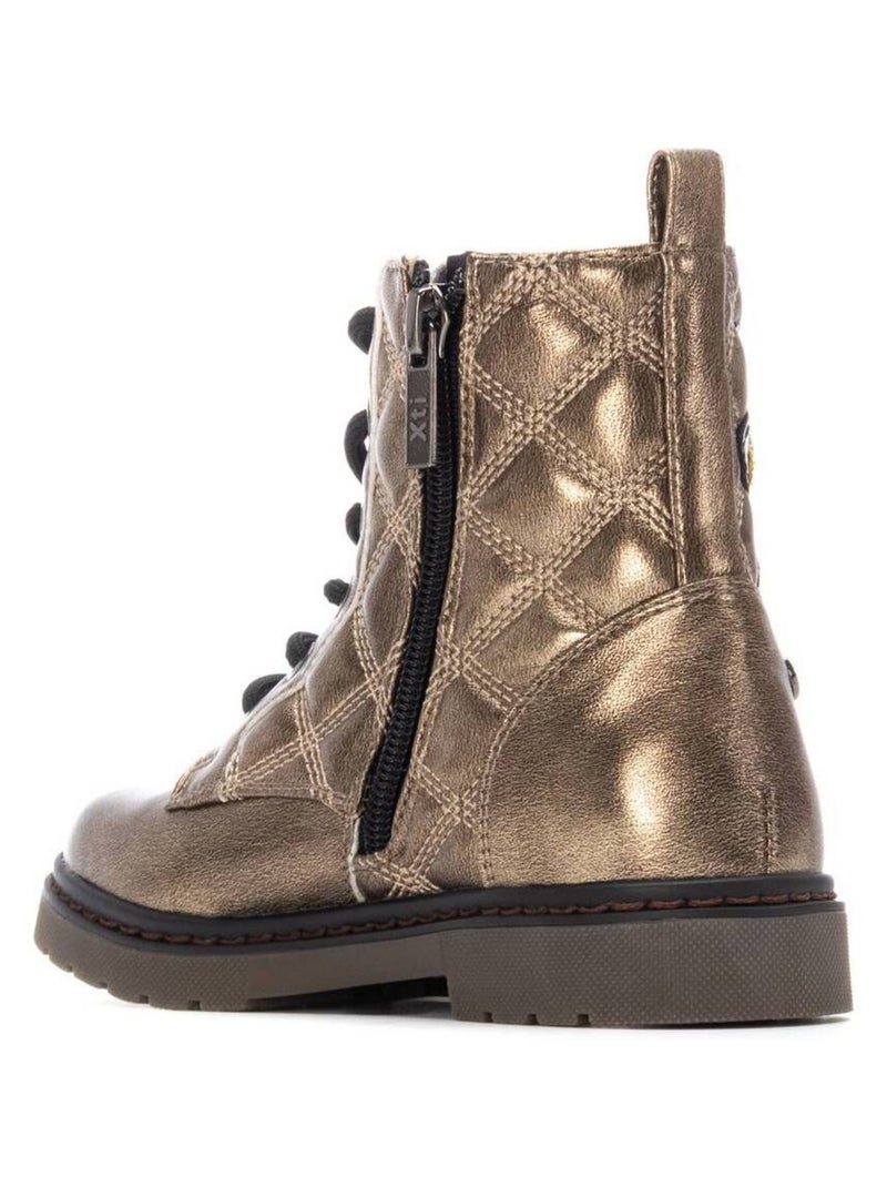 Bottines fillettes à fermeture éclair Bronze - Kiabi
