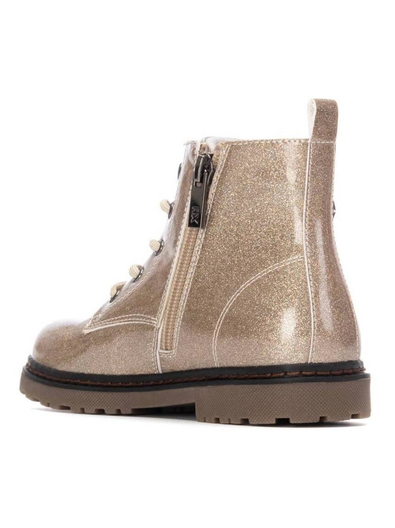 Bottines fillettes à fermeture éclair Crème - Kiabi