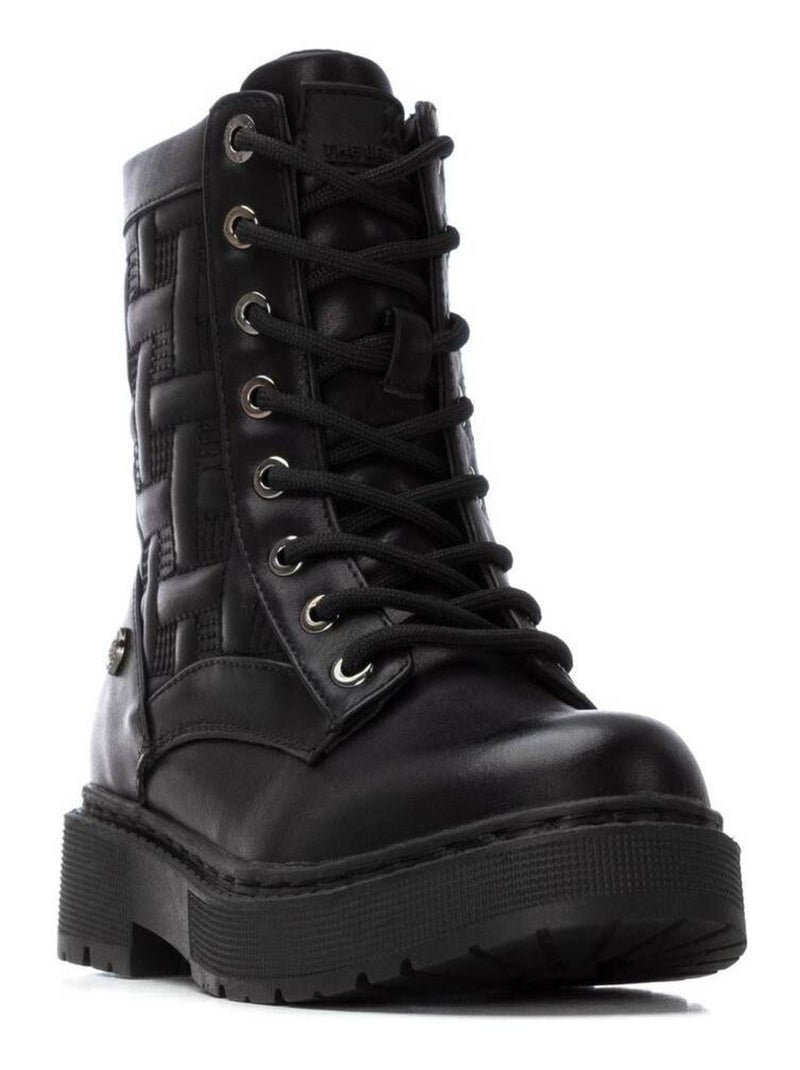 Bottines fillettes à fermeture éclair Noir - Kiabi