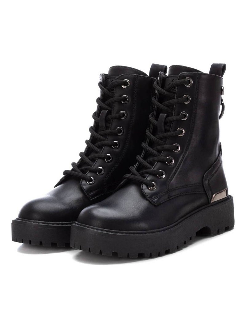 Bottines fillettes à fermeture éclair Noir - Kiabi
