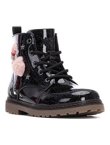Bottines fillettes à fermeture éclair