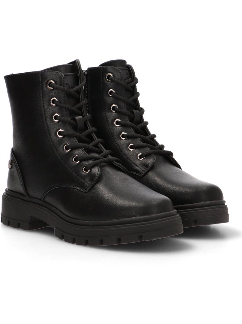 Bottines fillettes à fermeture éclair Noir - Kiabi