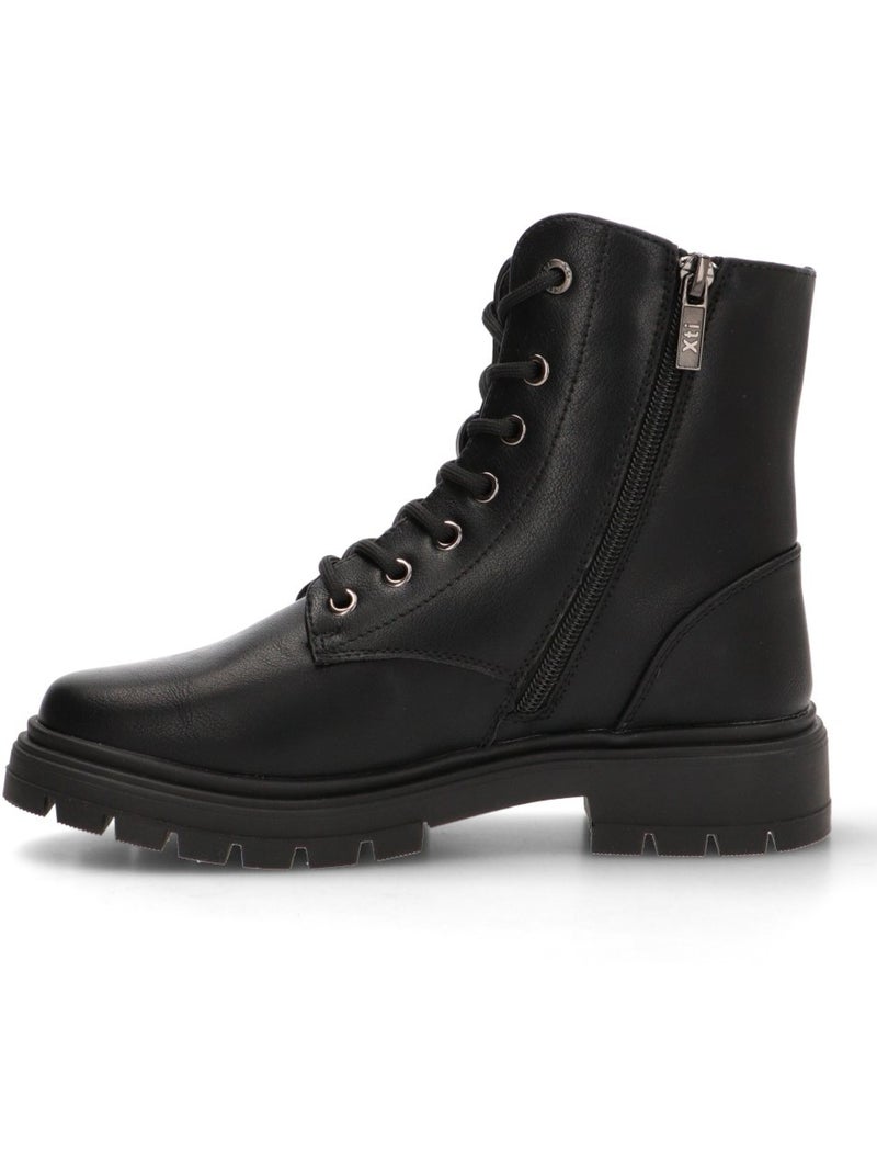 Bottines fillettes à fermeture éclair Noir - Kiabi